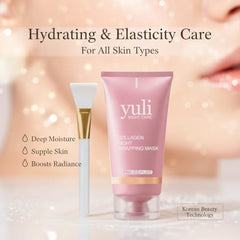 SPIANEST YURI night wrapping mask applying on clean skin.
