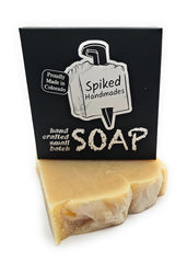 Spiked Handmades LeMale soap bar packaging showing eco-friendly design for sustainable daily use