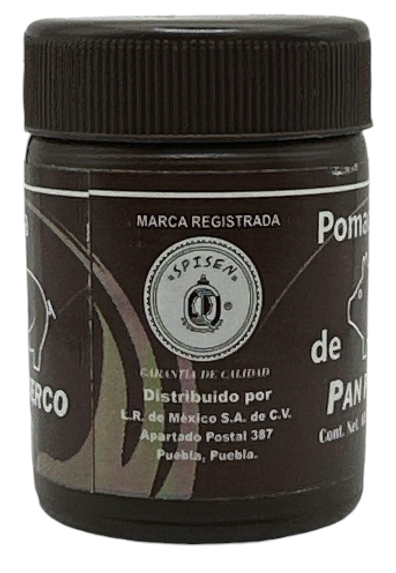Spinen Pork Pan Ointment jar closeup captures creamy texture and nourishment.