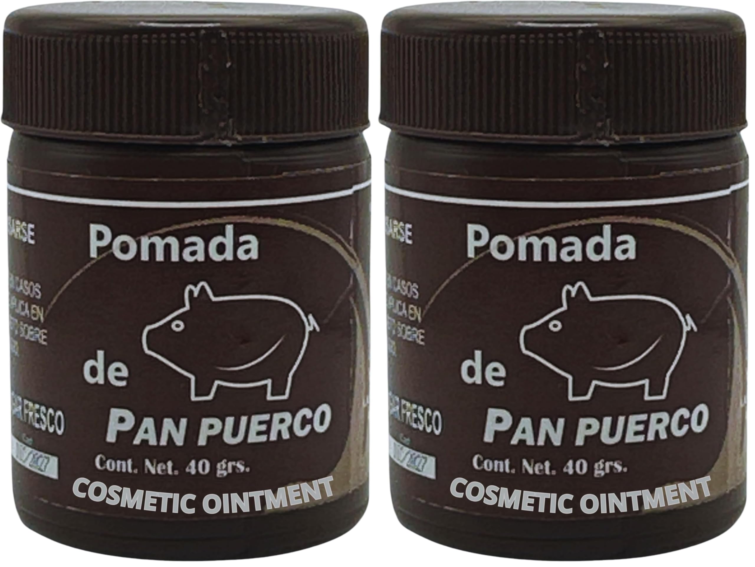 Spinen Pork Pan Ointment pack front view highlights the 2-pack for everyday moisture.
