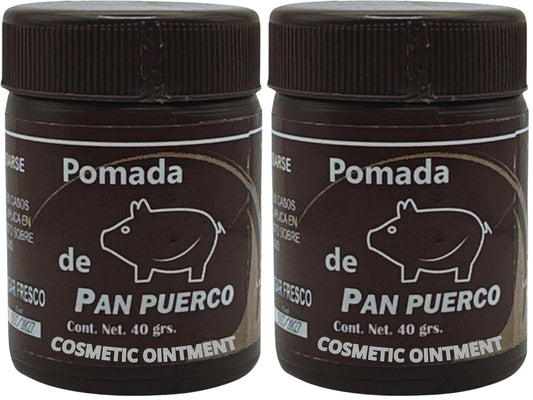 Spinen Pork Pan Ointment pack front view highlights the 2-pack for everyday moisture.