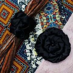 Spiral Lock Hair Tie extralarge closeup shows durable, handcrafted construction.