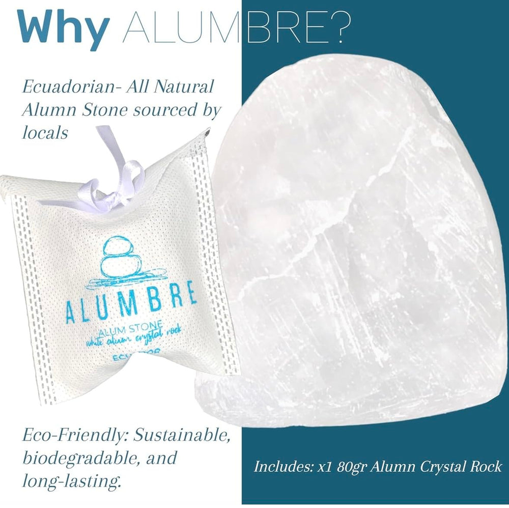 Spirit Of The Forest alum stone on skin provides gentle soothing.