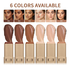 Splendor Serum Boosted Skin Tint Balm highlighting brush under open cap for precise application.
