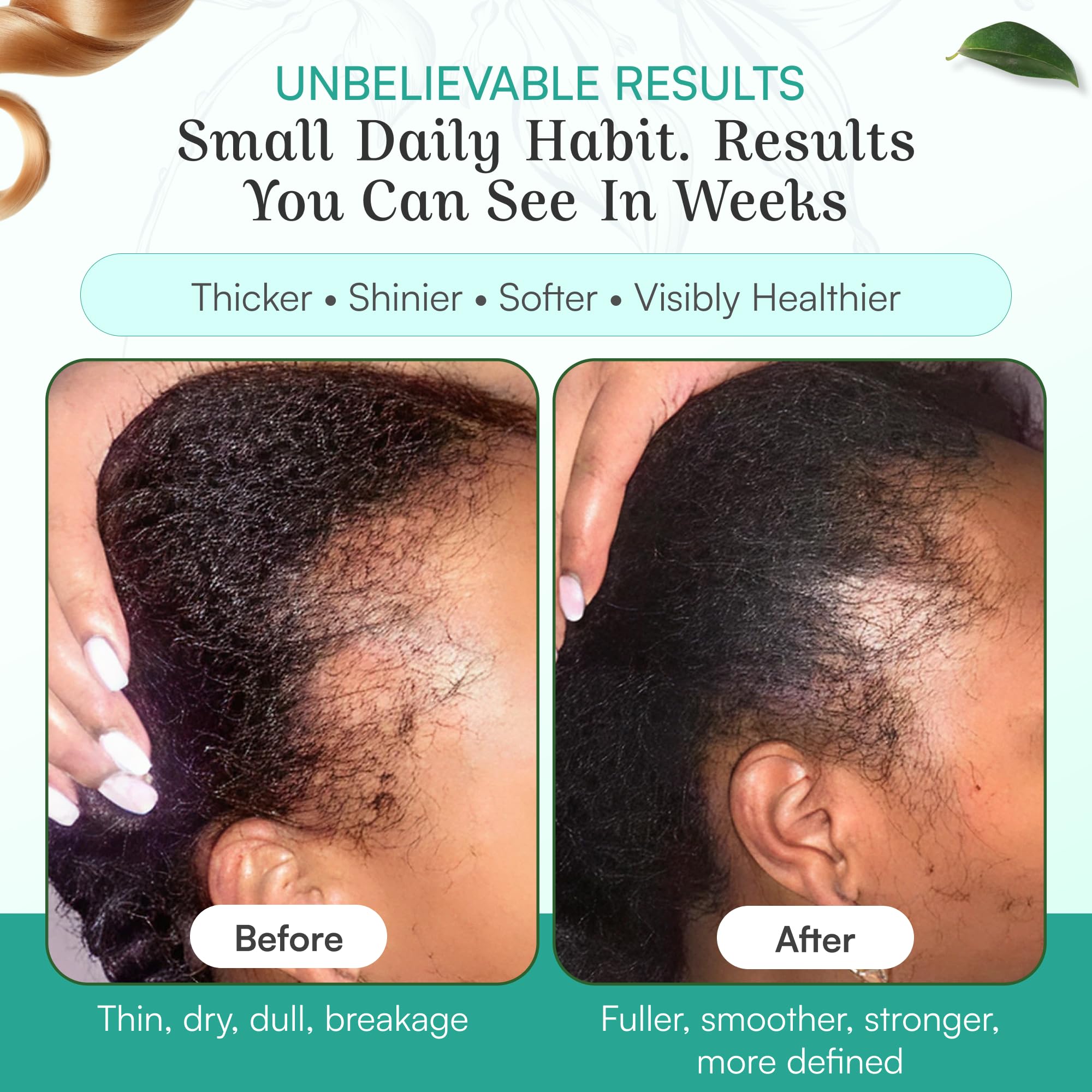 Spoild Batana Oil use – massage into scalp, wait 20 minutes, rinse.