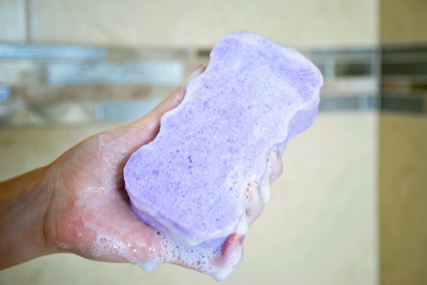 Spongeables 20+ wash sponge offering long-lasting cleansing value