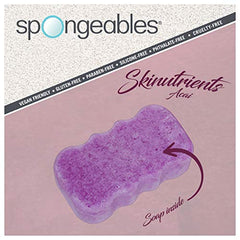 Spongeables free from silicones and phthalates for skin-friendly use