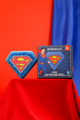 Spongellé Superman Citrus Buffer hydrates skin while cleansing and exfoliating.