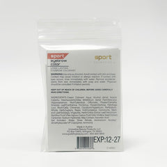 Sport Cosmetics eyebrow color light brown applicator for precise, mess-free application.
