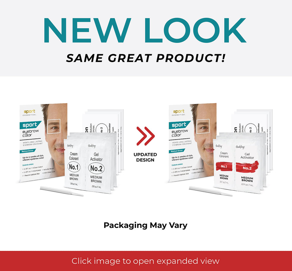 Sport Cosmetics eyebrow colorant used in daily routine for quick results.