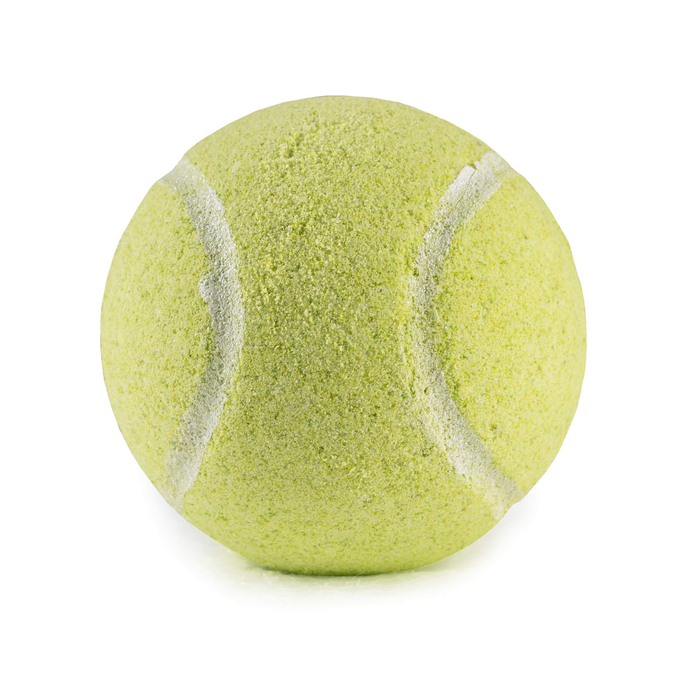 Sportigift bath bomb close-up highlighting fragrance-rich aroma for a spa-like soak.