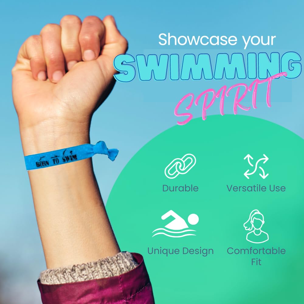 Sportybella pony tail holders for swimming with rainbow colors for versatile everyday use.