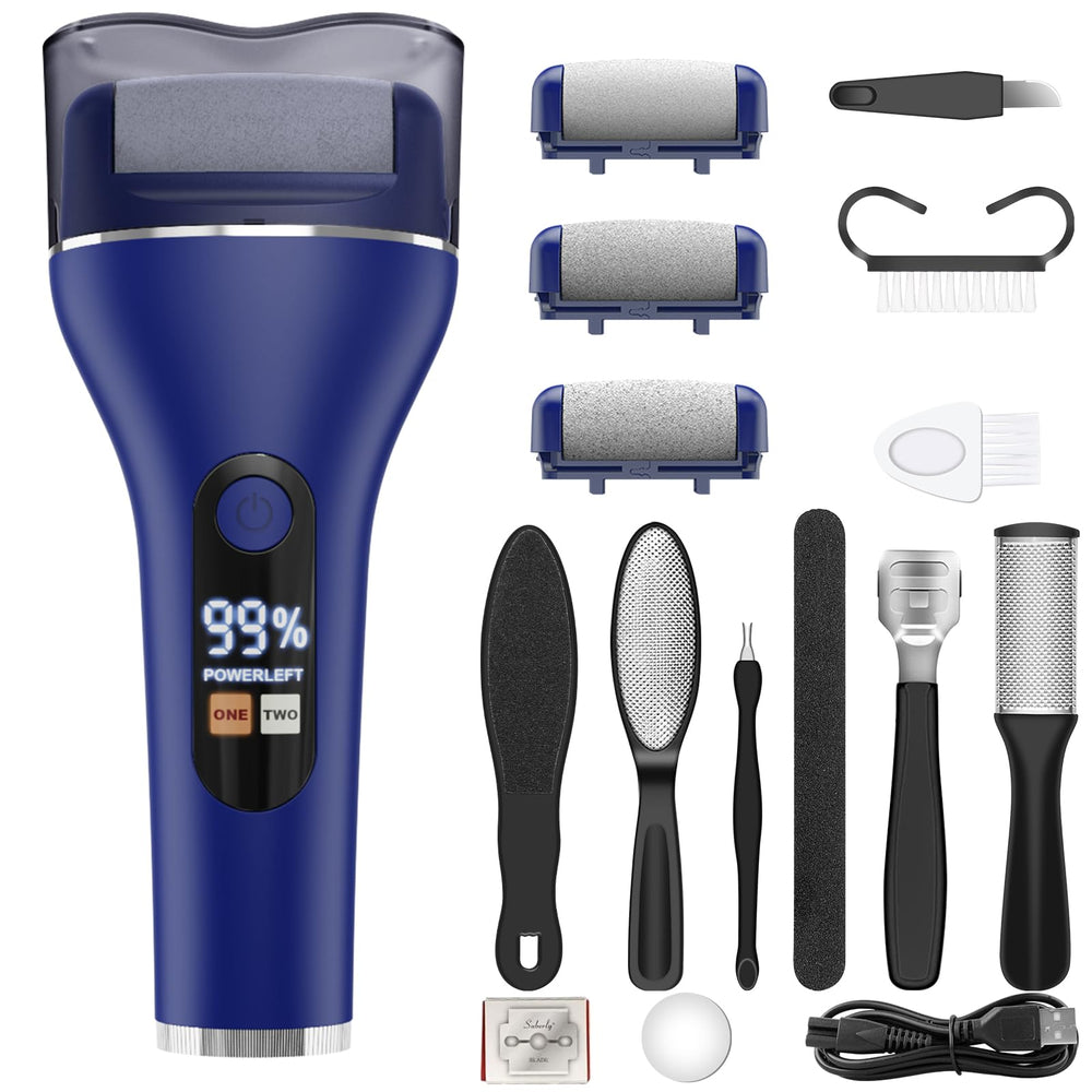 Spriak electric foot file front view for at-home pedicures