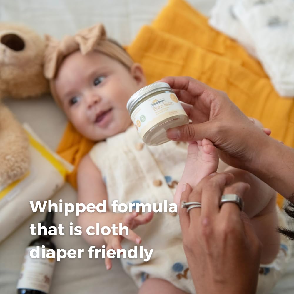 SPRIGS easy to apply balm for diaper area during changes.