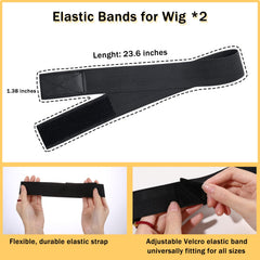 SPRINGSUGAR wig edge band 2pk provides secure wear through the day.