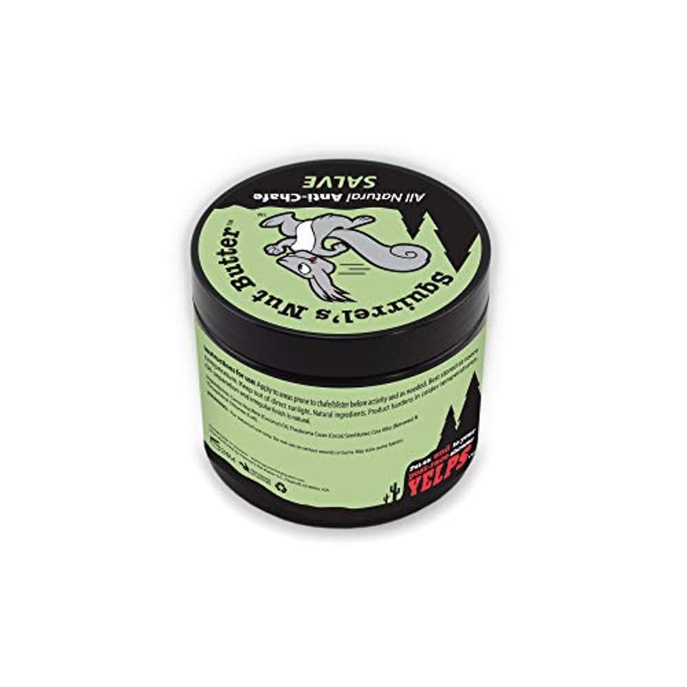Squirrel's Nut Butter open tub shows creamy texture for easy application