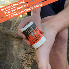 Squirrel's Nut Butter anti-chafe stick with frankincense and lavender for sports comfort.
