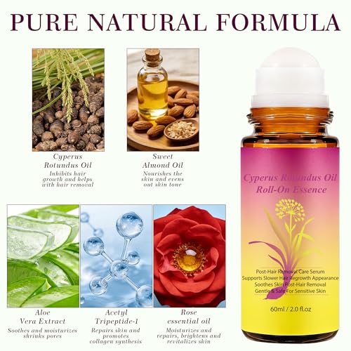 SRIOIO Cyperus Rotundus Oil dropper dispensing calming skin oil.