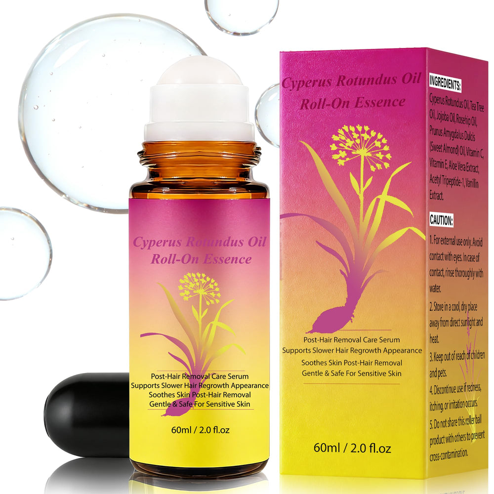 SRIOIO Cyperus Rotundus Oil promotes skin calm and minimizes pores.