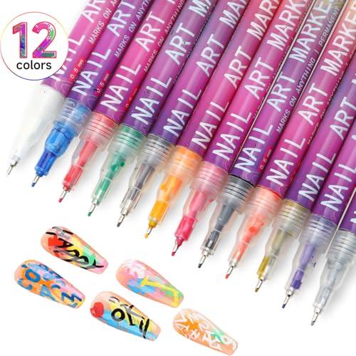 SRIOIO fine-tip 0.5mm nail art pen for delicate lines.