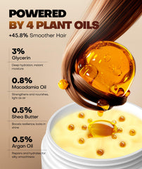 Srripo collagen hair mask texture while rinsing shows light hydration.