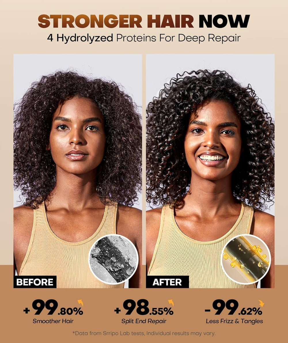 Srripo four hydrolyzed proteins formula enhances elasticity and shine