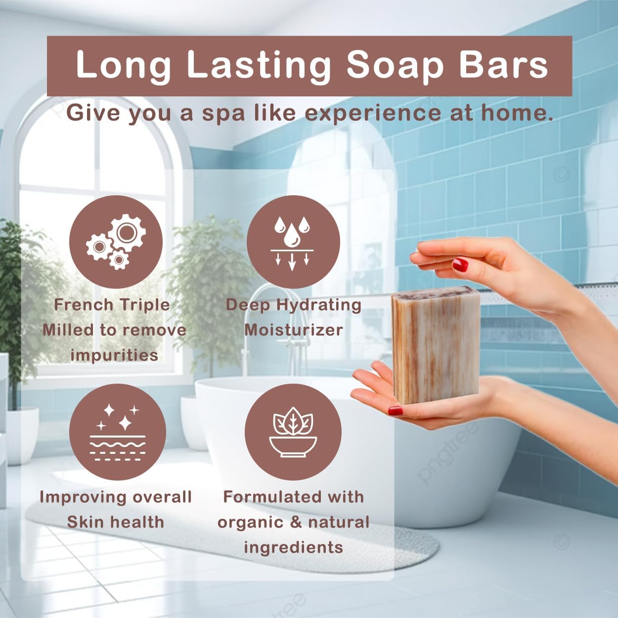 SSA White Orchid & Lily soap bar in eco-friendly packaging, ideal for gifting