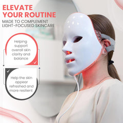 St. Croix serum on hand demonstrates pre-therapy skin prep application.