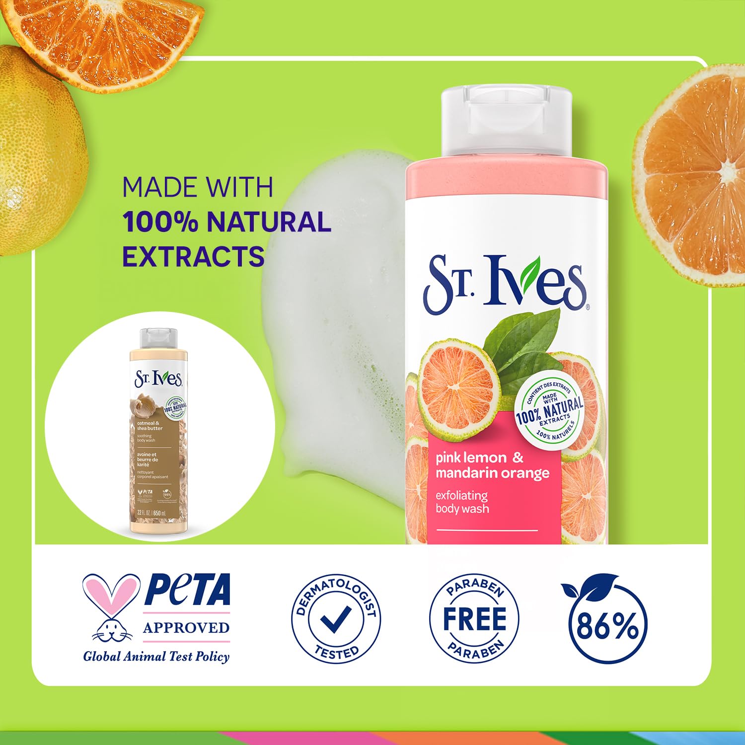 St. Ives cruelty-free logo confirms ethical cosmetics.
