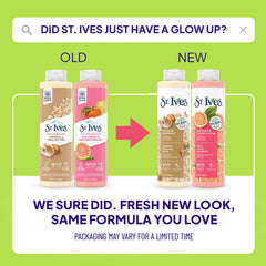 St. Ives 2-pack packaging display suitable for sharing shower routine.