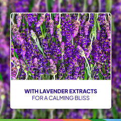 St. Ives Lavender Chamomile shower relaxation promotes spa-like calm.