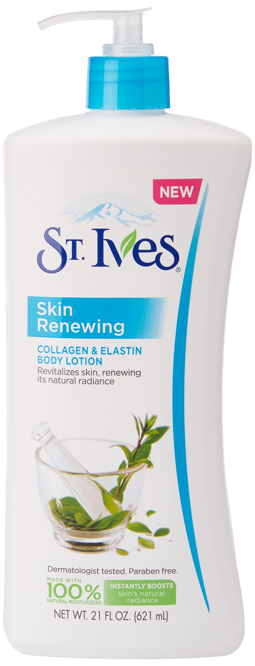 St. Ives Renewing Collagen & Elastin lotion bottle front view for daily hydration
