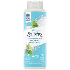 Close up of St Ives exfoliating wash texture with sea salt and kelp
