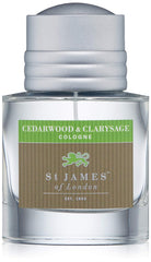 St James of London Cedarwood & Clarysage bottle for daily wear