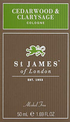 St James of London Cedarwood & Clarysage gift box presentation