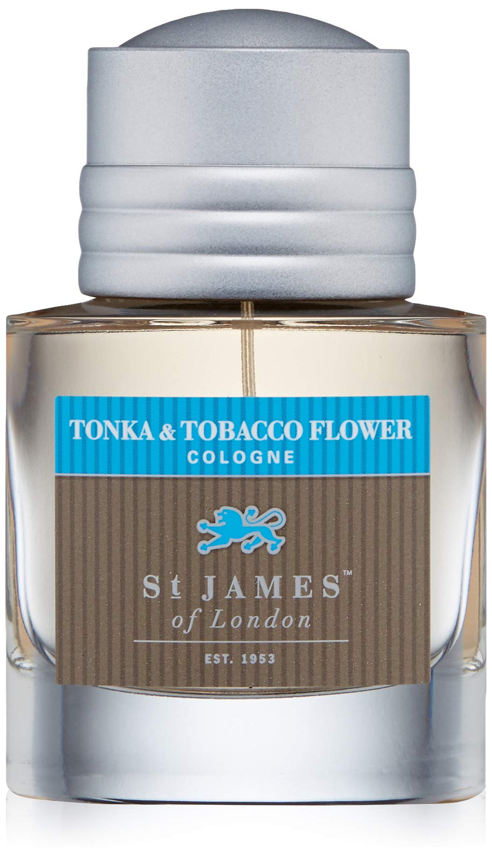 St James of London Tonka & Tobacco Flower bottle pour showcases warm tobacco notes for evening wear