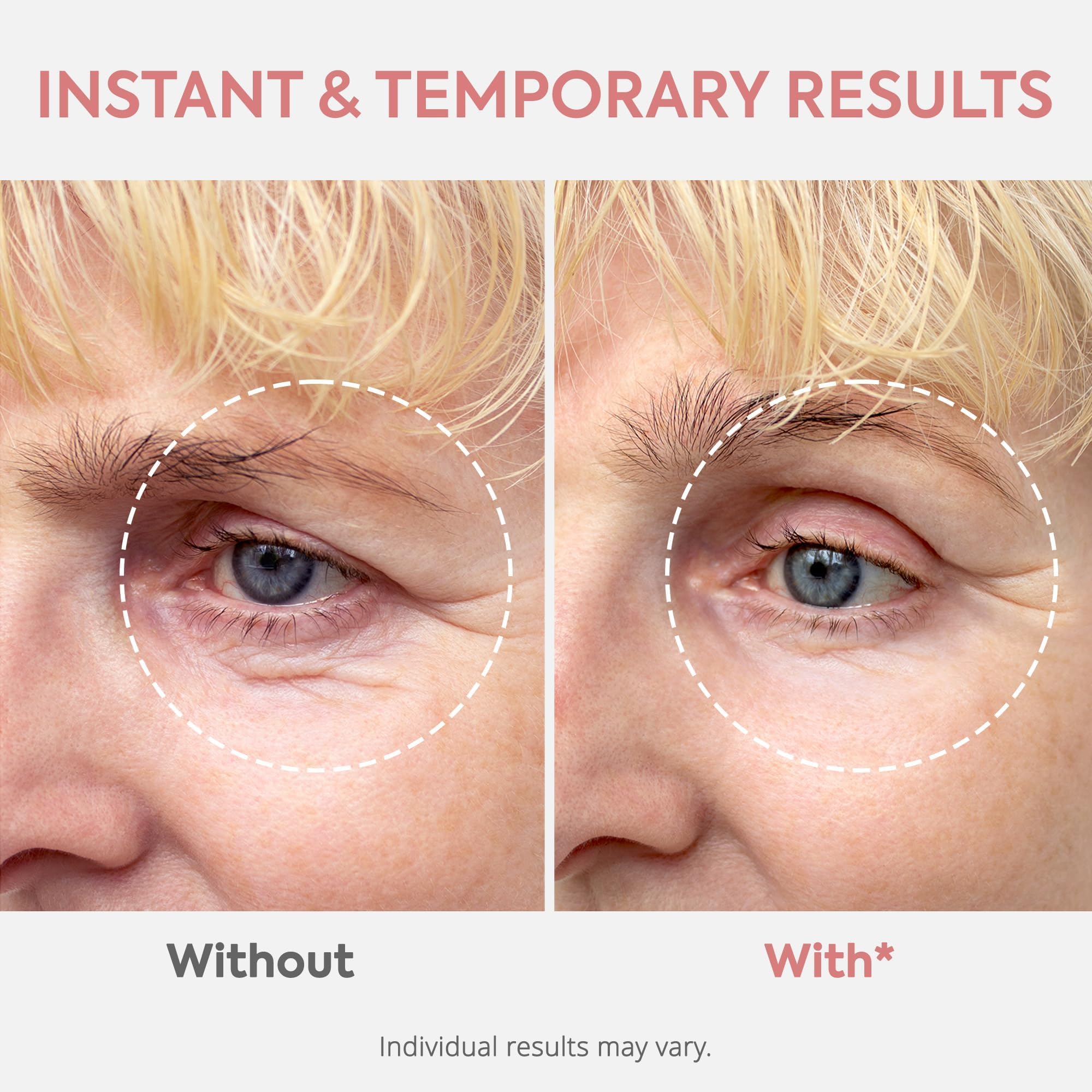 St. Mege Instant Eye and Face Lift Cream 2-minute application for rapid firming before events