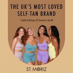 ST. MORIZ self-tan bundle includes 200ml mousse and mitt for easy use