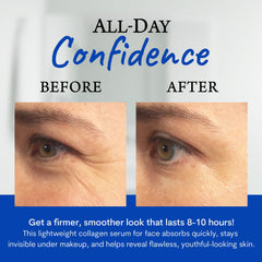 LifTight serum on clean skin shows makeup-friendly finish.