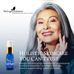 Morning routine shot with LifTight for quick, non-invasive firmness.