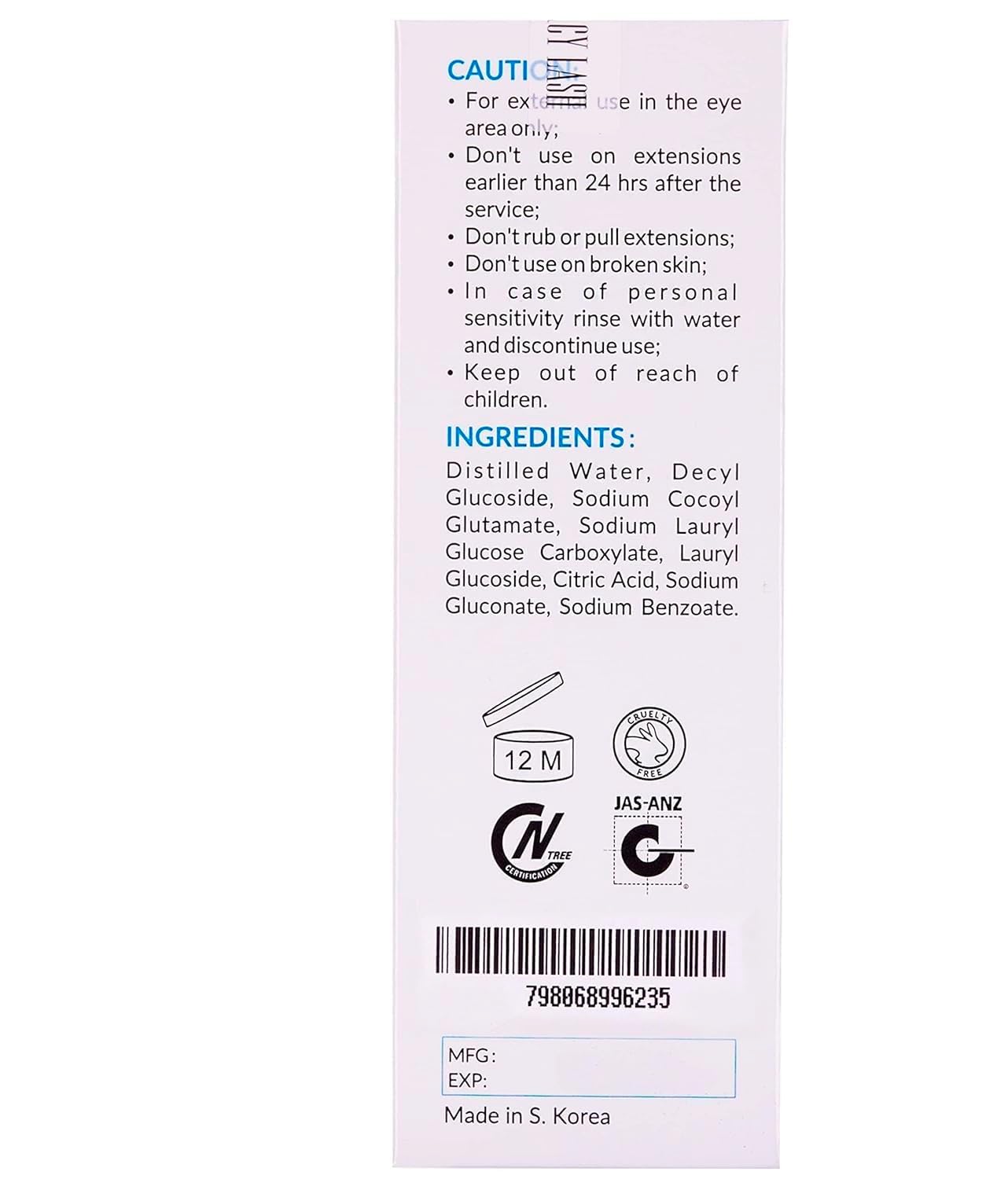 STACY LASH aftercare routine supports lash extension care.