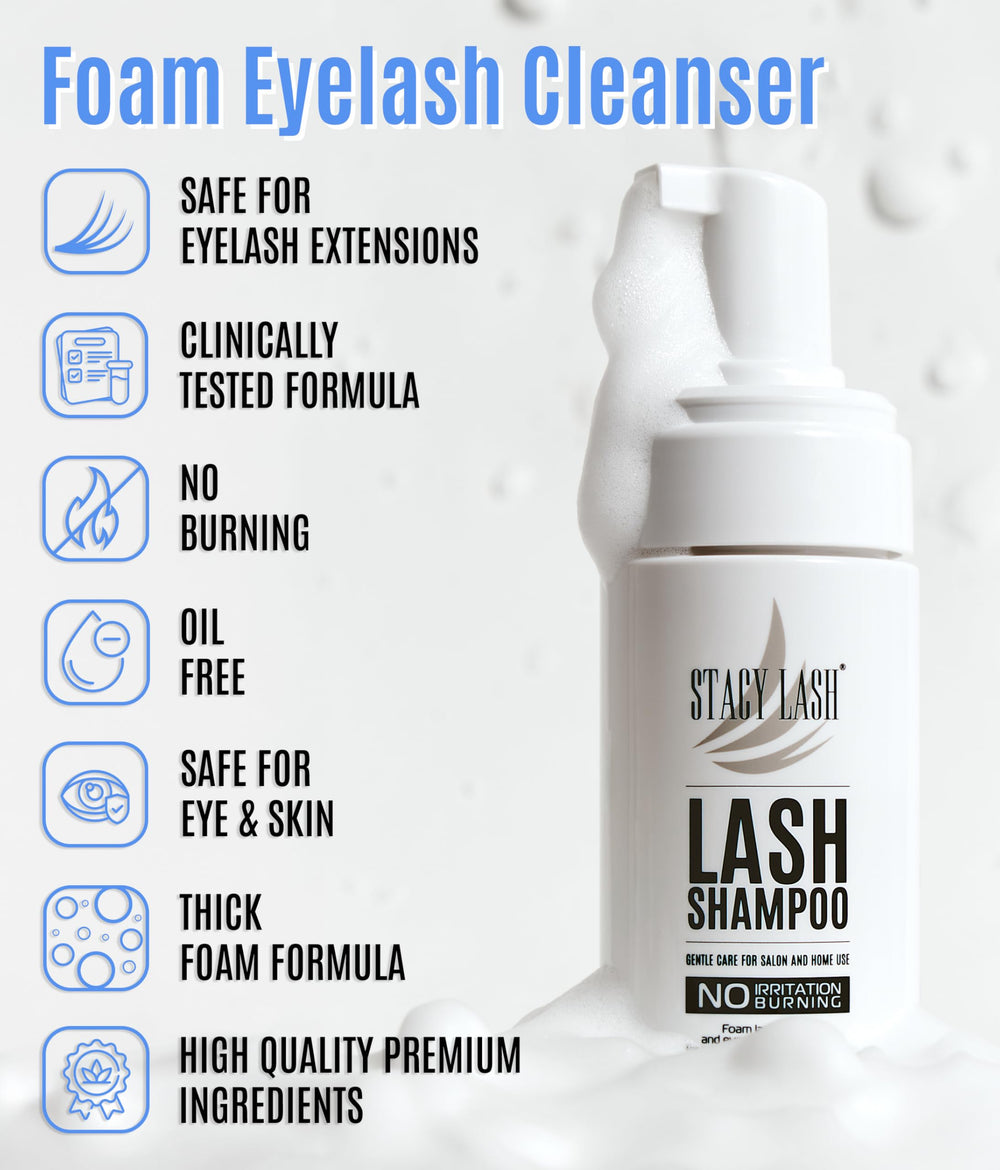 STACY LASH bundle packaging showing premium lash care.