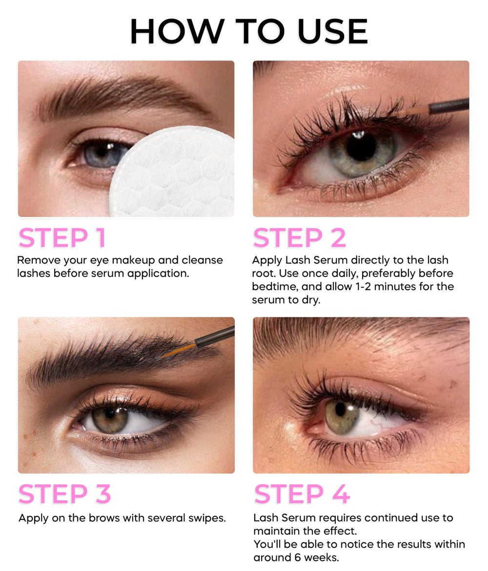 STACY LASH eyelash serum 5ml supports lash health.