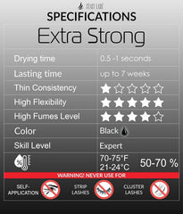 Stacy Lash heart-shaped lash glue ring enhances application control.