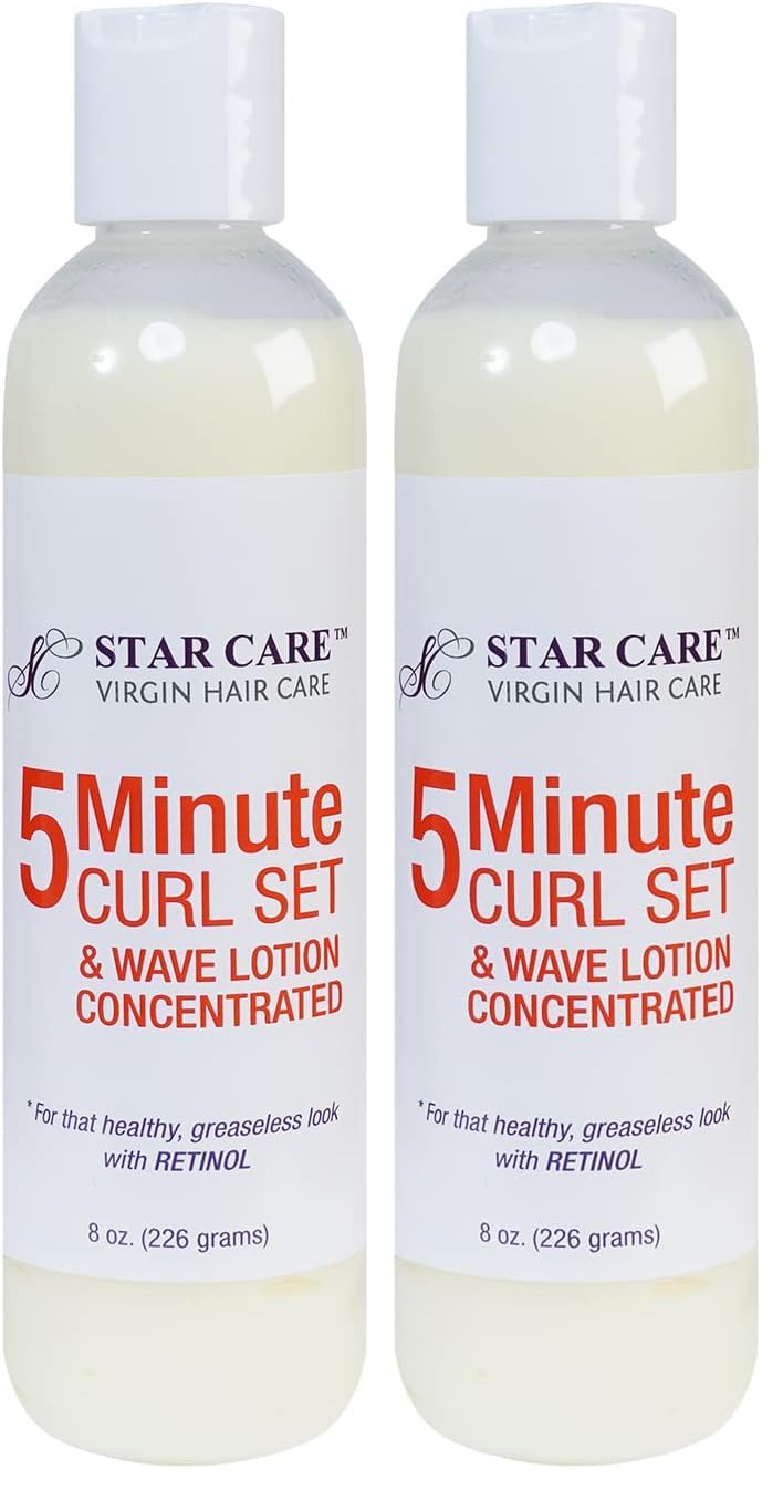 STAR CARE bottle pour for quick styling and easy application