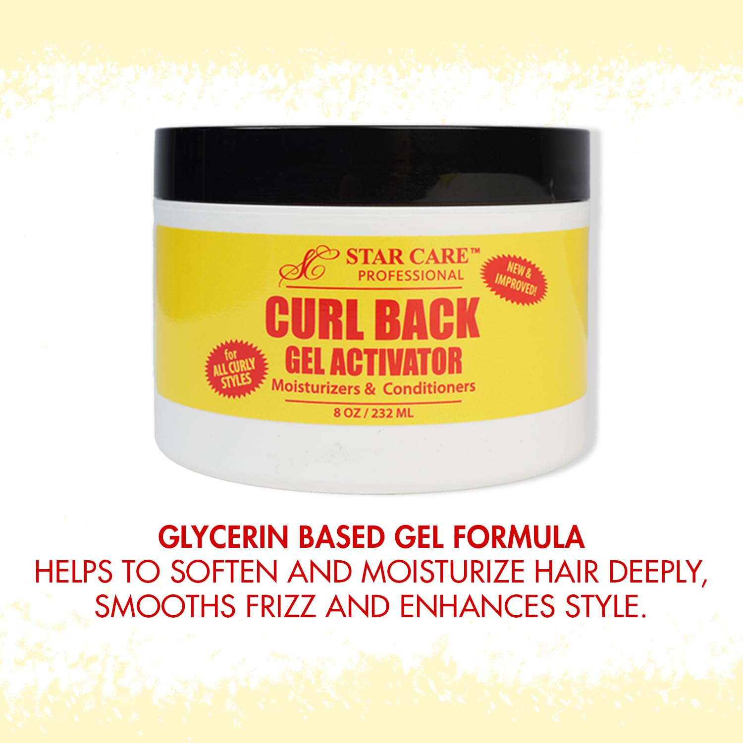 STAR CARE Curl Back Gel Activator nourishes with protein to reduce breakage