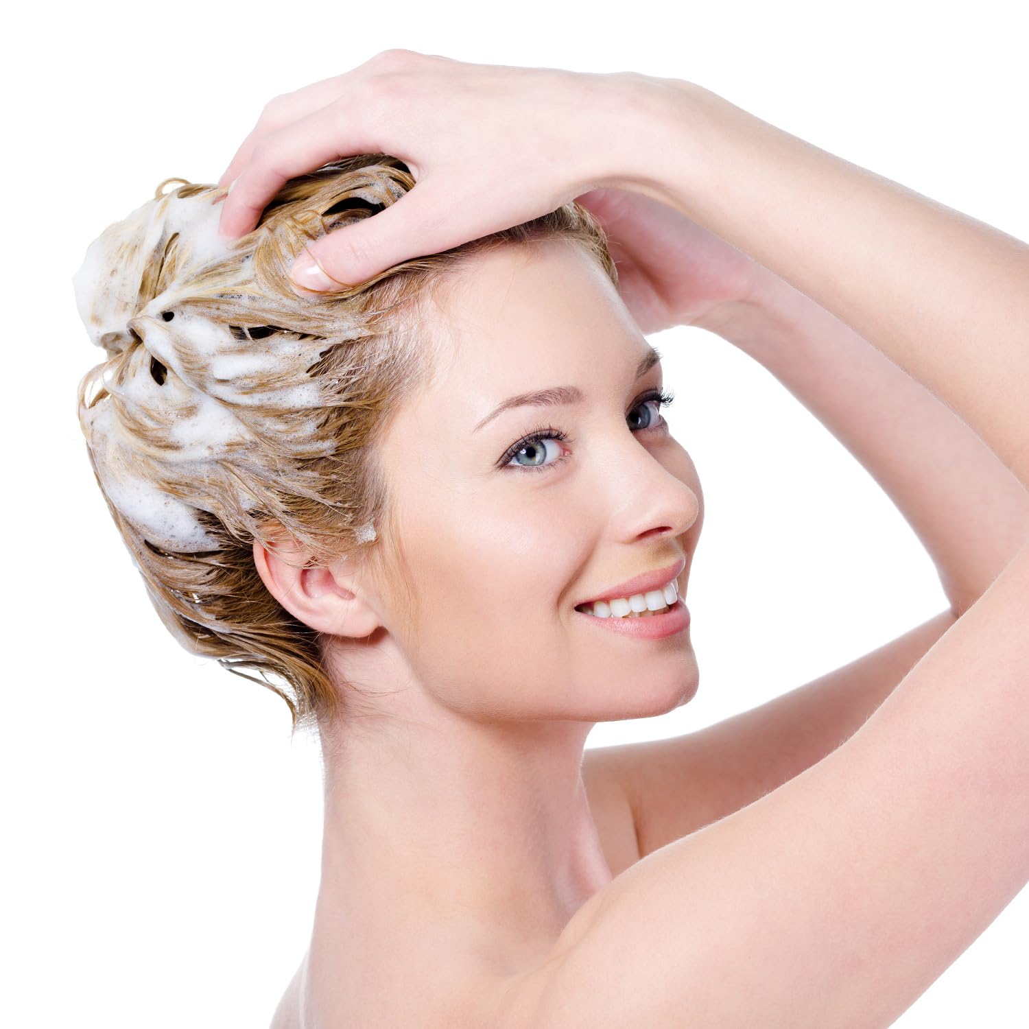 STAR CARE Yellow Be Gone Shampoo brass neutralization swatches showing cooler tones