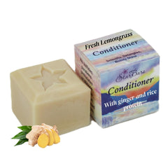 StarBars Lemongrass Verbena conditioner bar packaging showing eco-friendly design.