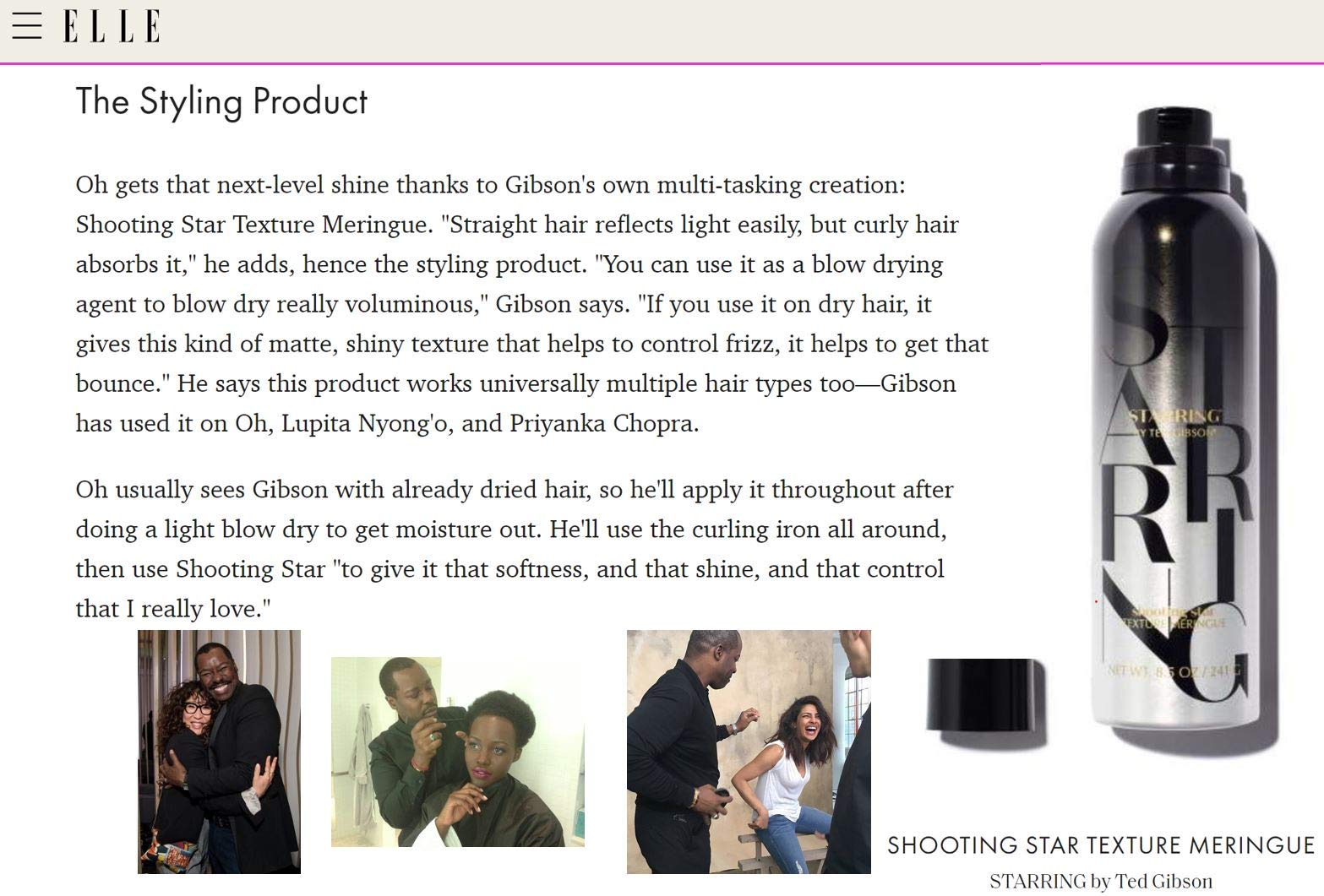 Sleek cap and compact design of STARRING Shooting Star Meringue.