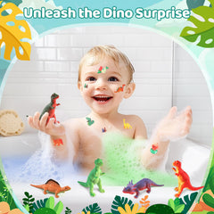 STARYAR dinosaur toy inside bath bomb, surprising reveal to delight children